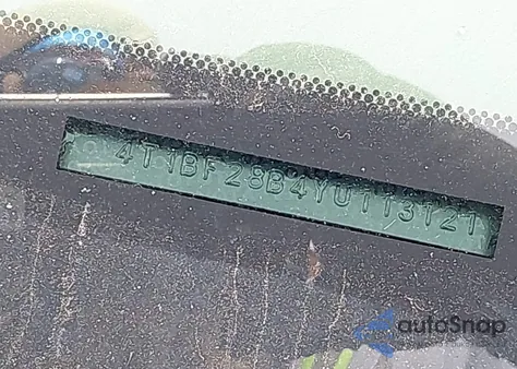 2000 Toyota Avalon Xl z USA, uszkodzony, nr VIN 4T1BF28B4YU113121